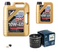 Bosch Filtro Olio 6L Liqui Moly Scorrevolezza 10W-40 per Mazda 3 BK 1.6 1.4 Bl 2