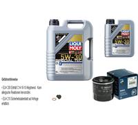 BOSCH Filtro Olio 6L Liqui Moly Special Tec F 5W-30 Per Mazda 2 DE DH 3 1.3 DE