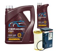 BOSCH Filtro Olio 6L MANNOL Ceramic Pro 10W-40 Per Audi A4 Avant 8K5 B8 1.8 TFSI
