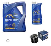 Bosch Filtro Olio 6L mannol Defender 10W-40 per Hyundai Kia Matrice 1.6 1.8