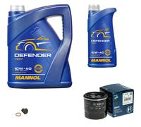 BOSCH Filtro Olio 6L MANNOL Defender 10W-40 Per Mazda 3 BK 1.6 1.4 BL 2 DE DH 3
