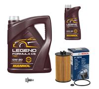 BOSCH Filtro Olio 6L MANNOL Legend Formula C5 0W-20 Per Opel Astra K 1.6 CDTi