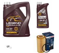 BOSCH Filtro Olio 6L MANNOL Legend Formula C5 0W-20 Per Volvo V40 Schrägheck