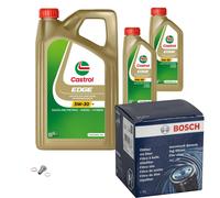 BOSCH Filtro Olio 7 L Castrol EDGE 5W-30 M Per Land Rover Defender Station Wagon