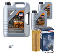 Bosch Filtro Olio 7 L Liqui Moly Top Tec 4200 5W-30 per VW Caddy II Box 1.9 Sdi