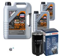 BOSCH Filtro Olio 7 L LIQUI MOLY Top Tec 4200 5W-30 Per VW LT 40-55 I