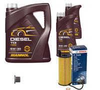 BOSCH Filtro Olio 7 L MANNOL Diesel TDI 5W-30 Per BMW X3 xDrive20d xDrive30d 3er