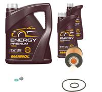 BOSCH Filtro Olio 7 L MANNOL Energy Premium 5W-30 Per Toyota RAV 4 IV 2.5 Hybrid