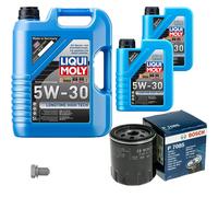 BOSCH Filtro Olio 7L Liqui Moly Longtime High Tech 5W-30 Per Mazda 5 2.0 1.8 MPV