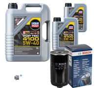 BOSCH Filtro Olio 7L Liqui Moly Top Tec 4100 5W-40 Per VW LT 40-55 I