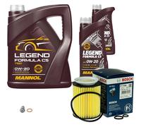 BOSCH Filtro Olio 7L MANNOL Legend Formula C5 0W-20 Per Mercedes A-Class