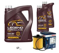 BOSCH Filtro Olio 7L MANNOL Legend Formula C5 0W-20 Per Volvo XC60 II 2.0 D4