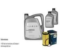 BOSCH Filtro Olio 7L VW LongLife IV FE 0W-20 Per Audi A4 Avant 8W5 B9 3.0 TDI