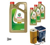 BOSCH Filtro Olio 8 L Castrol EDGE 5W-30 M Per Chrysler Grand Voyager V 2.8 CRD