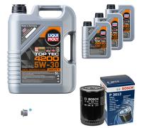 Bosch Filtro Olio 8 L Liqui Moly Top Tec 4200 5W-30 per VW Caddy II Box 1.9 Sdi
