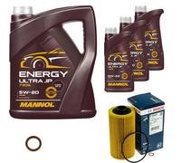 Bosch Filtro Olio 8 L mannol Energia Ultra JP 5W-20 per BMW 7er 750iiL V12