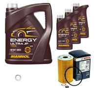 Bosch Filtro Olio 8 L mannol Energia Ultra JP 5W-20 per Hyundai Genesis Coupe