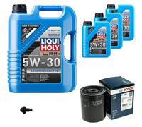 Bosch Filtro Olio 8L Liqui Moly da Molto Tempo High-Tech 5W-30 per Ford USA