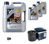 Bosch Filtro Olio 8L Liqui Moly Special Tec F 5W-30 per Nissan Pathfinder III