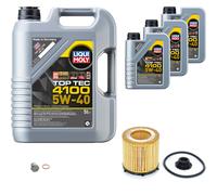 BOSCH Filtro Olio 8L Liqui Moly Top Tec 4100 5W-40 Per BMW 3er ActiveHybrid Z4