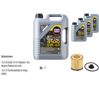BOSCH Filtro Olio 8L Liqui Moly Top Tec 4100 5W-40 Per BMW 3er ActiveHybrid Z4
