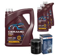 BOSCH Filtro Olio 8L MANNOL Ceramic Pro 10W-40 Per Mitsubishi Mirage/Space Star