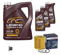 BOSCH Filtro Olio 8L MANNOL Legend Formula C5 0W-20 Per BMW 3 Gran Turismo 320i