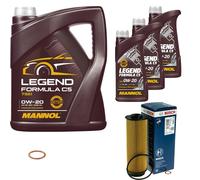 BOSCH Filtro Olio 8L MANNOL Legend Formula C5 0W-20 Per BMW X5 xDrive45e G05 G29