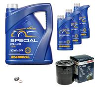 Bosch Filtro Olio 8L mannol Special Plus 10W-30 per Hyundai H-1 Scatola H-1 /