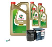 BOSCH Filtro Olio 9 L Castrol EDGE 5W-30 M Per Lexus IS I 200 300 SC 430