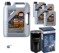 BOSCH Filtro Olio 9 L LIQUI MOLY Top Tec 4200 5W-30 Per VW LT 40-55 I