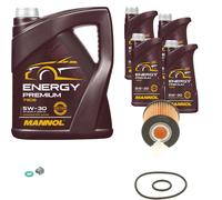 BOSCH Filtro Olio 9 L MANNOL Energy Premium 5W-30 Per Toyota RAV 4 IV 2.5 Hybrid