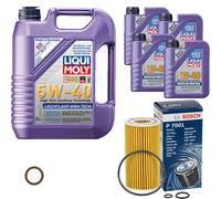 Bosch Filtro Olio 9L Liqui Moly Basso Attrito High-Tech 5W-40 per Mercedes Porto