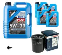 Bosch Filtro Olio 9L Liqui Moly da Molto Tempo High-Tech 5W-30 per Ford USA