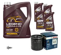 BOSCH Filtro Olio 9L MANNOL Legend Formula C5 0W-20 Per Land Rover L538 L550