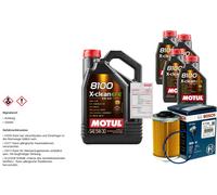 BOSCH Filtro Olio 9L MOTUL 8100 X-CLEAN EFE 5W-30 Per Opel Insignia A 2.8