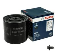 BOSCH Filtro Olio Con Tappo Scarico per Ford Mondeo III Familiare BWY 2.5 V6 24V
