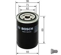 BOSCH Filtro Olio Con Tappo Scarico per lada 111 2111 1.5 16V Samara Forma 21099