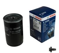 BOSCH Filtro Olio Con Vite Di Scarico Per FORD USA Edge U387 3.5 AWD