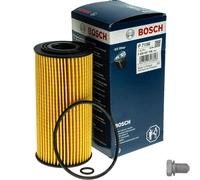 BOSCH Filtro Olio Con Vite Di Scarico Per Hyundai IX35 LM 2.0 CRDi 4WD
