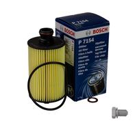 BOSCH Filtro Olio Con Vite Di Scarico Per Ssangyong Korando