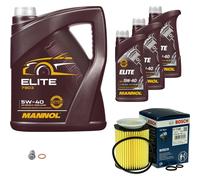 Bosch Filtro Olio motore 8L mannol Elite 5W-40 per Mercedes A