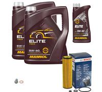 Bosch Filtro Olio olio motore 11L mannol Elite 5W-40 per Mercedes SLK