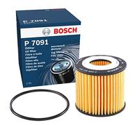 Bosch Filtro Olio per Auto P7091 - Protegge l'olio motore da fuliggine e da particelle metalliche - Offre una lubrificazione efficace del motore