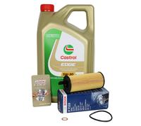 Bosch Filtro Olio Servizio + 5L Castrol 5W30 LL per BMW 3er E90 F30 X1 E84 5er