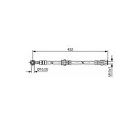 BOSCH 1 987 481 383 Tubo freno