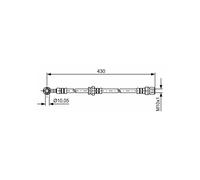 BOSCH 1 987 481 384 Tubo freno