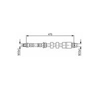 Bosch Tubo freno 1 987 481 678 per BMW X1