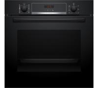 Bosch Forno Elettrico da Incasso Ventilato Multifunzione con Grill Cottura a Vapore 71 Litri 60 cm Classe A+ colore Nero - HQA574BB3 Serie 4