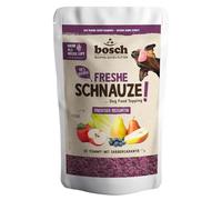 Bosch Freshe Schnauze - frutteto fruttato 1 x 200 g | condimento per cibo per cani | adatto per cibo secco e umido | con mele fresche, pere e mirtilli